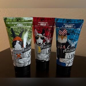 Cool Attitude Kids Travel Bath & Body Set Shower Gel Shampoo Lotion Grooming